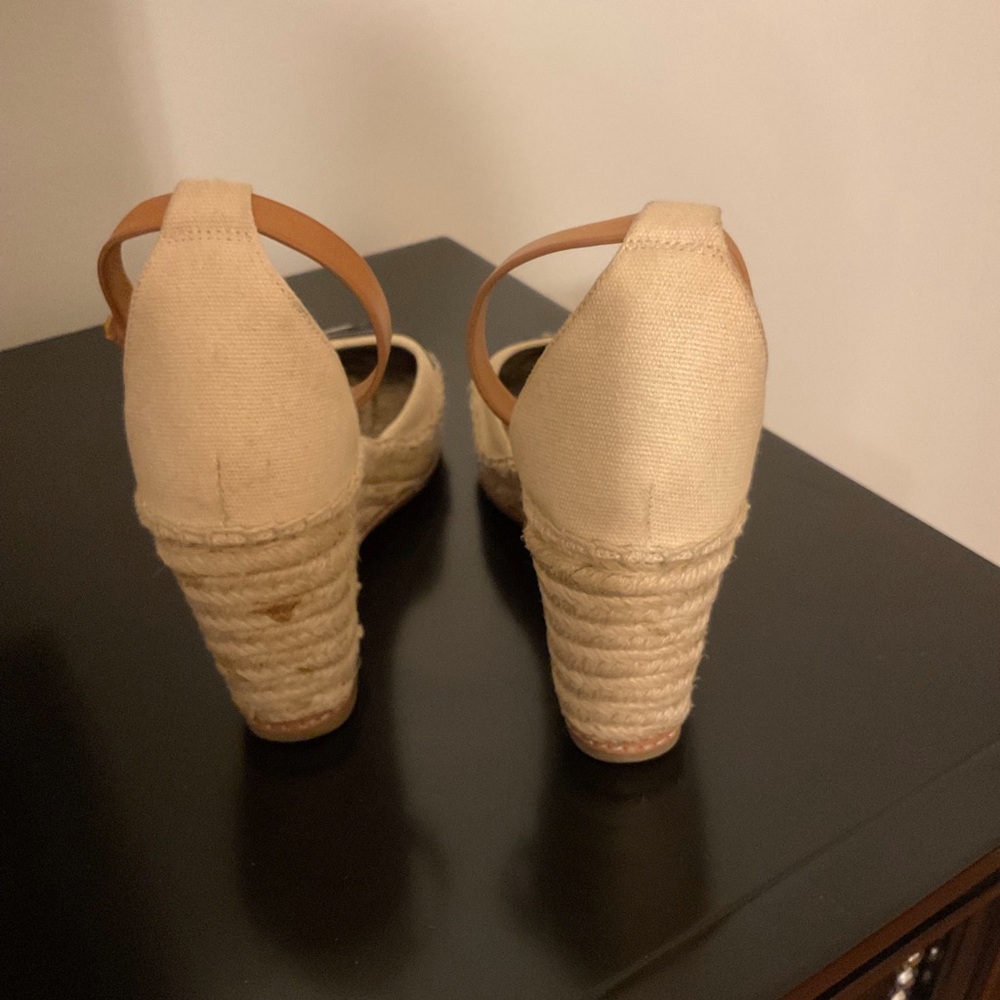 Tory Burch Color Block Wedge Espadrille Sandals - image 6